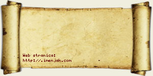 Maksim Džaković vizit kartica